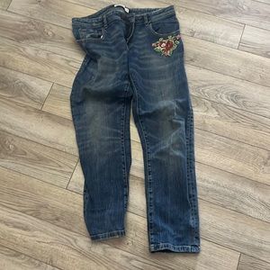 Zara floral print jeans size 6